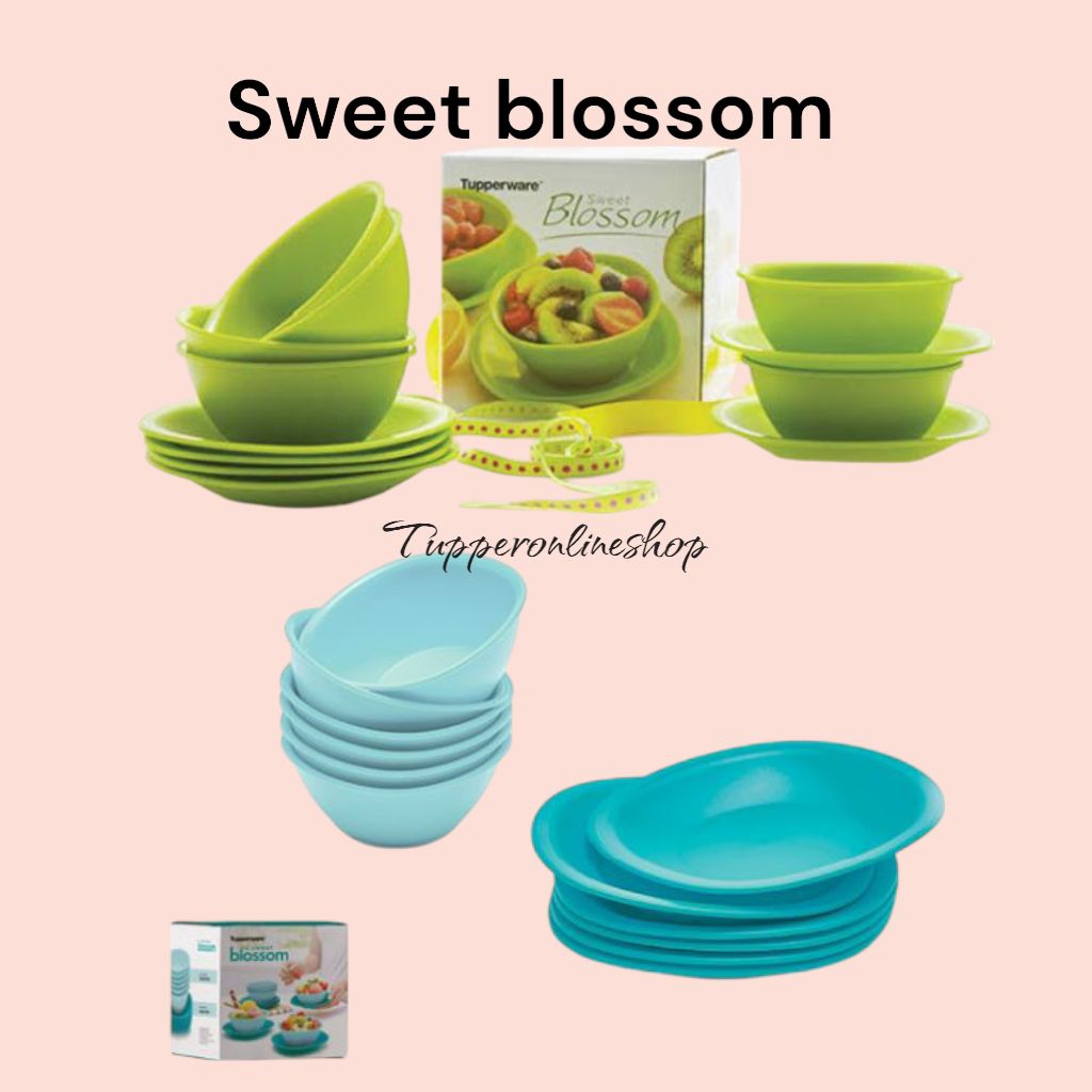 sweet blossom tupperware / mangkuk tupperware