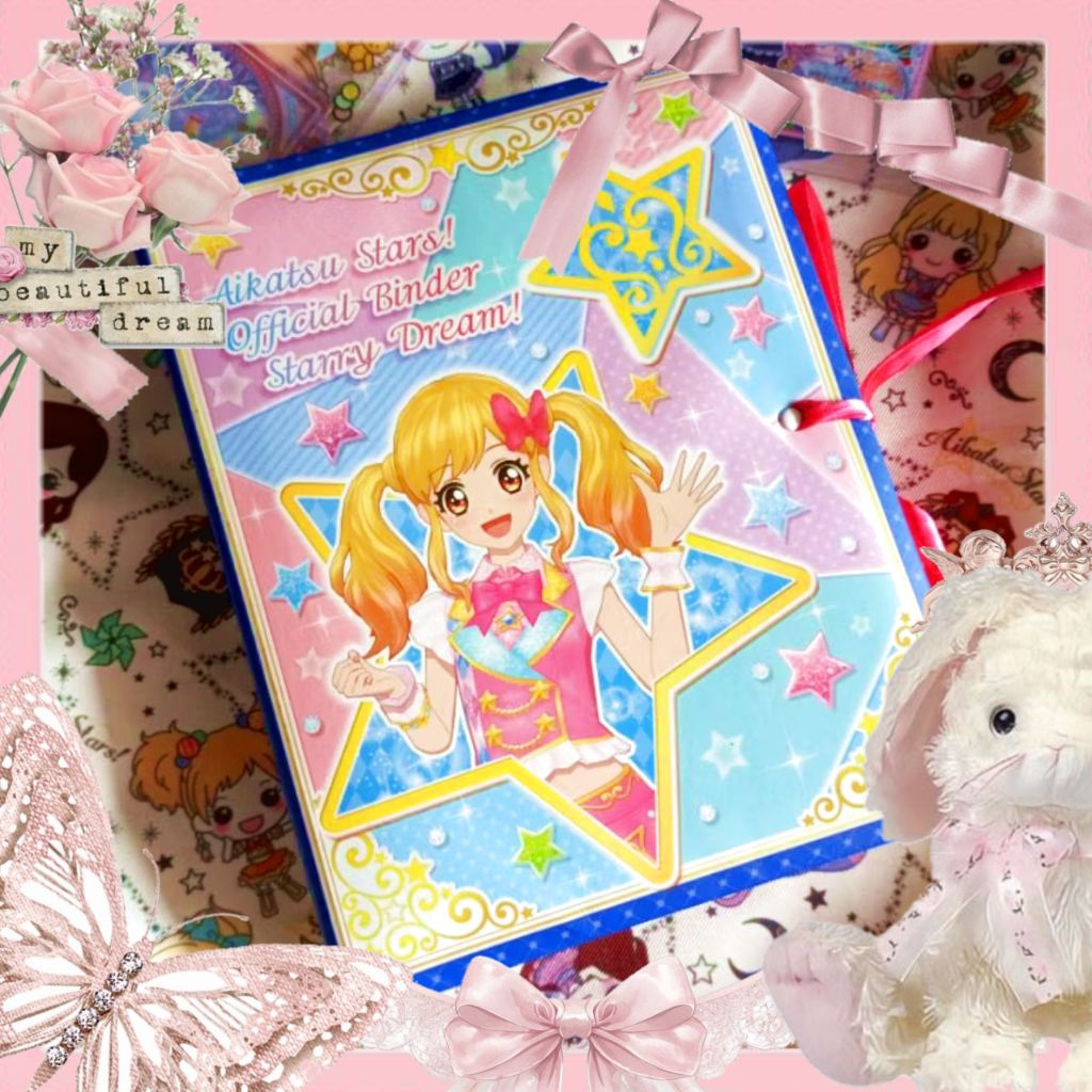 [OFFICIAL] FULLSET BINDER AIKATSU STARS STARRY DREAM NIJINO YUME 4P ORIGINAL JAPAN FROM BANDAI AND 1