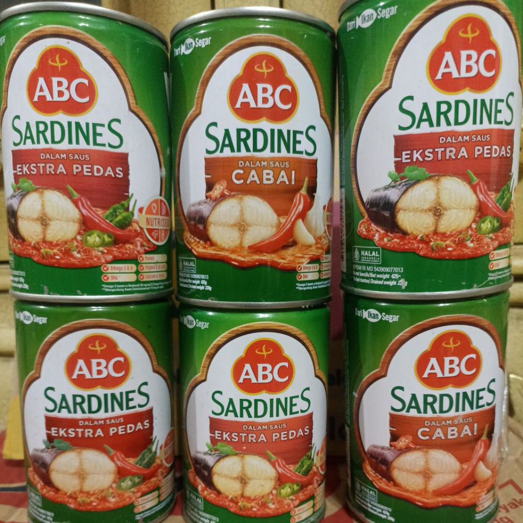 

ABC Sarden Saus Pedas 425gr