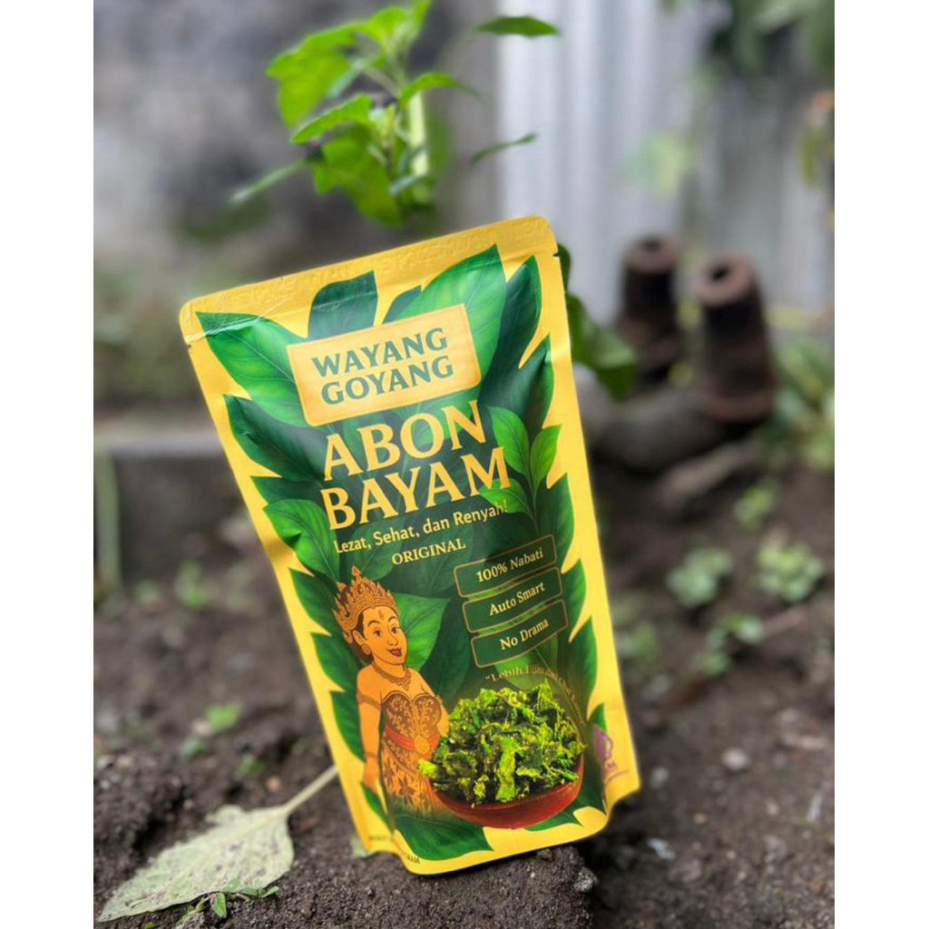 

Abon Bayam Wayang Goyang - Keripik Bayam Gurih Renyah Crunchy Khas Yogya - Enak & Sehat - Teman Makan Nasi - Original