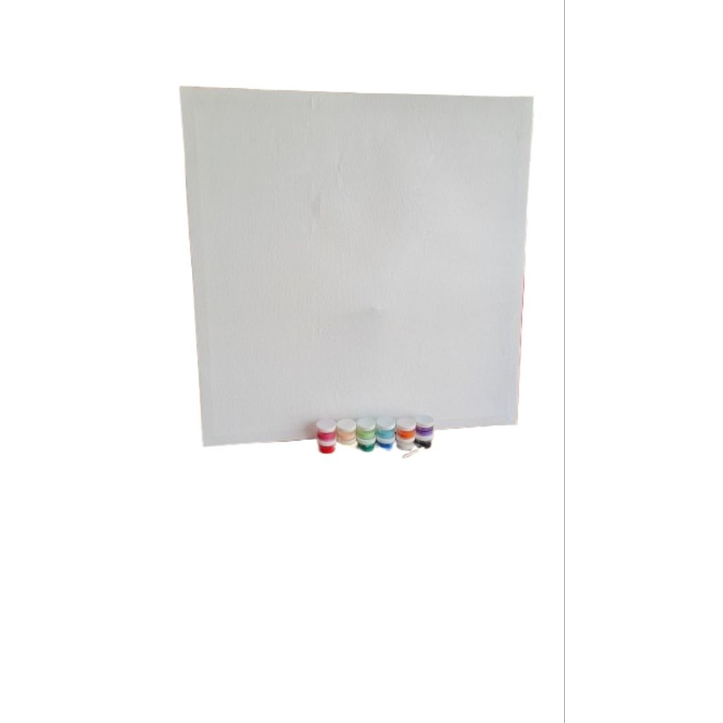

Kanvas Lukis Paket 50x50cm Cat 12 Warna Kuas