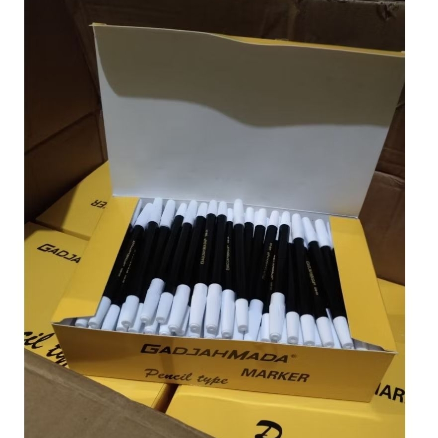 

Spidol GM kecil hitam " BERKWALITAS" per gros:144 pcs