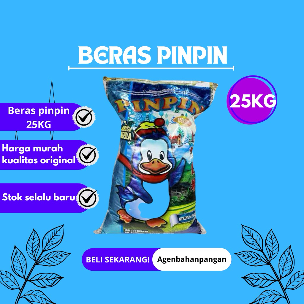 

Beras pinpin 25kg pulen,wangi,premium,promo terbatas