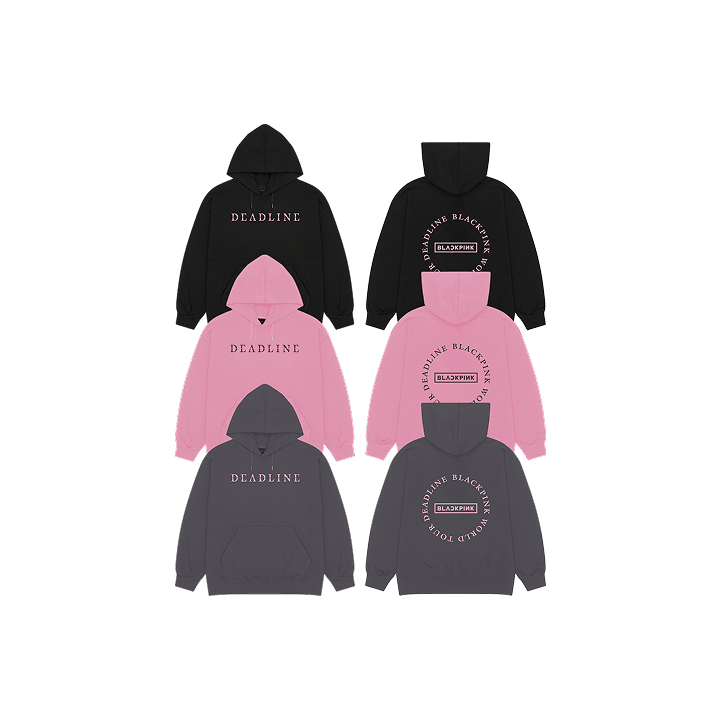 [DP PO] BLACKPINK ROUND LOGO HOODIE [DEADLINETOUR]