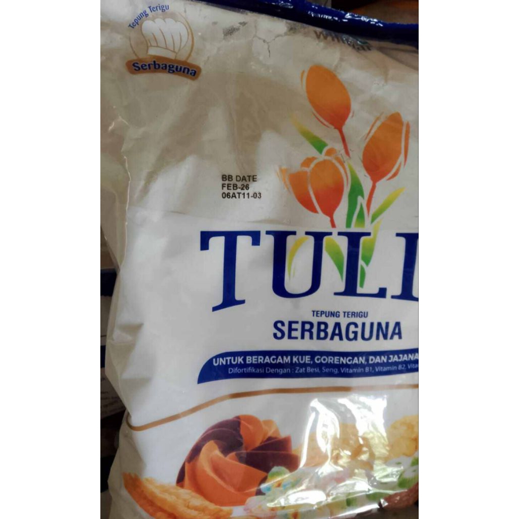 

Tepung Terigu TULIP 1Kg - TULIP Tepung Terigu 1Kg