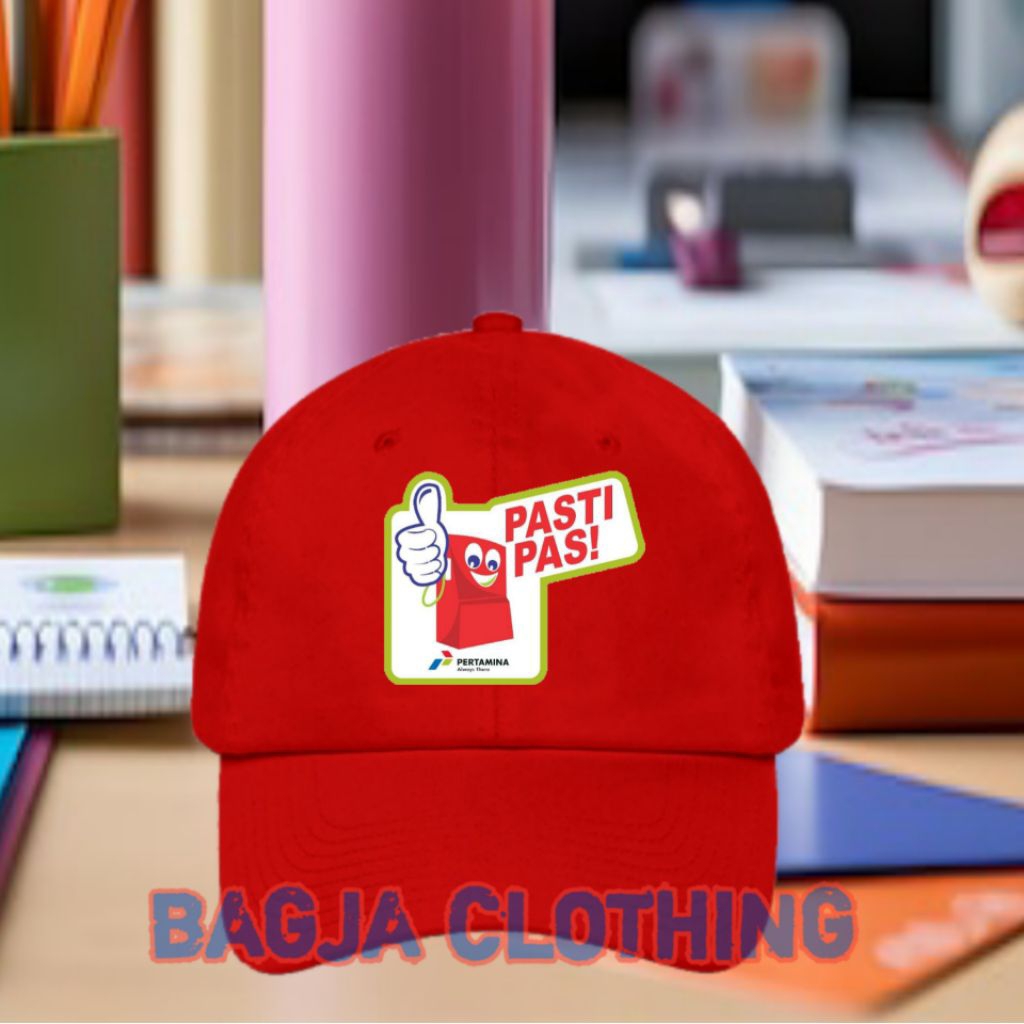 Topi anak Baseball Logo Pasti Pas Pertamina