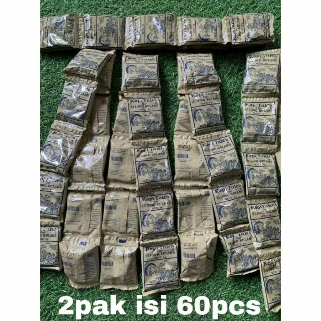 

Kopi Cap Liong Bulan Tanpa Gula 8g Termurah ( 2pak isi 60pcs sanchet )