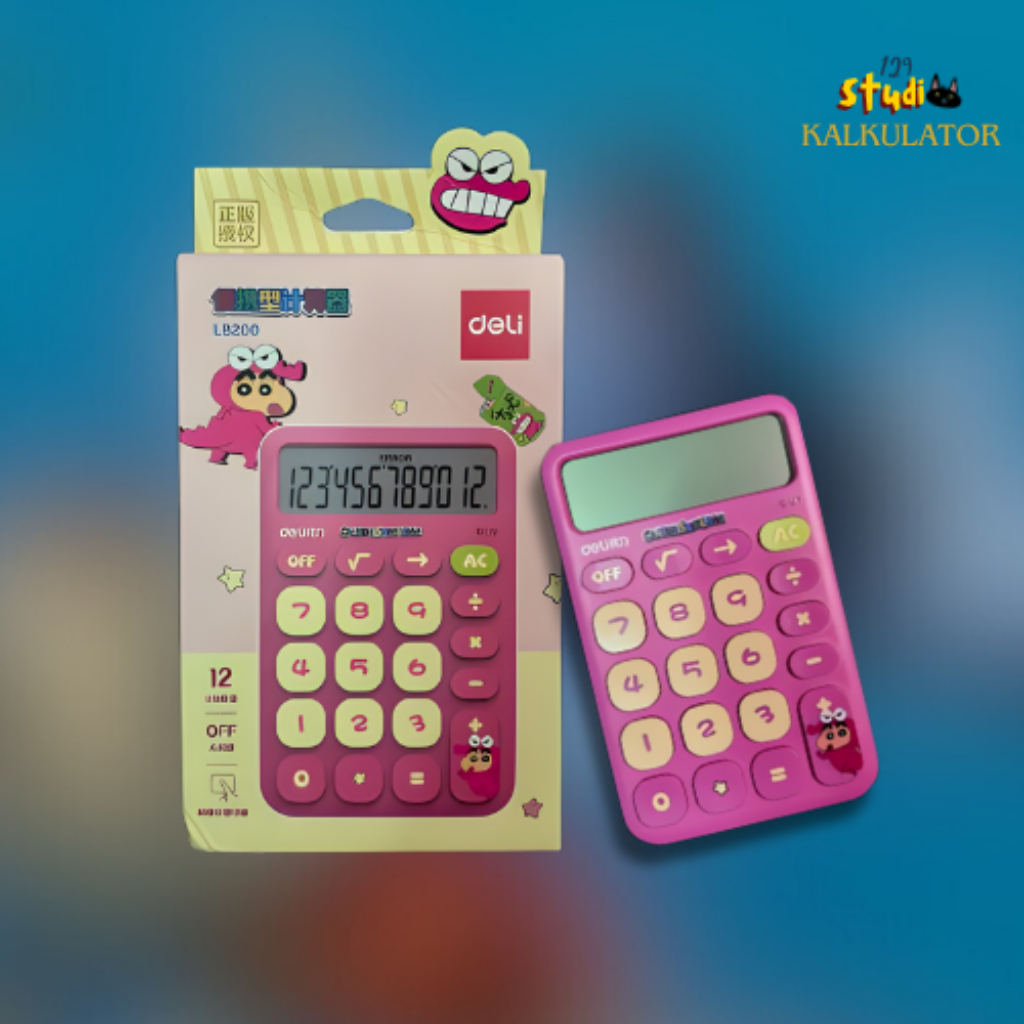 

Kalkulator License Deli Pink Dino Sinchan - Crayon Shinchan | 129 Studio
