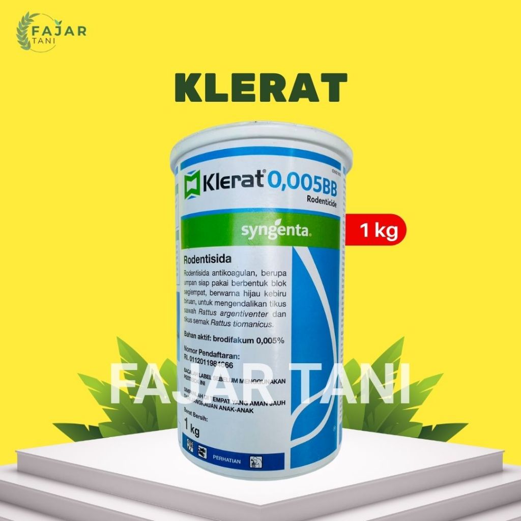 Racun Tikus Klerat 0.005 BB kemasan 1 kg - Syngenta
