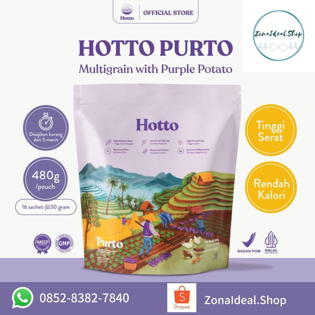 

HOTTO PURTO (POUCH) MULTIGRAIN WITH POTATO