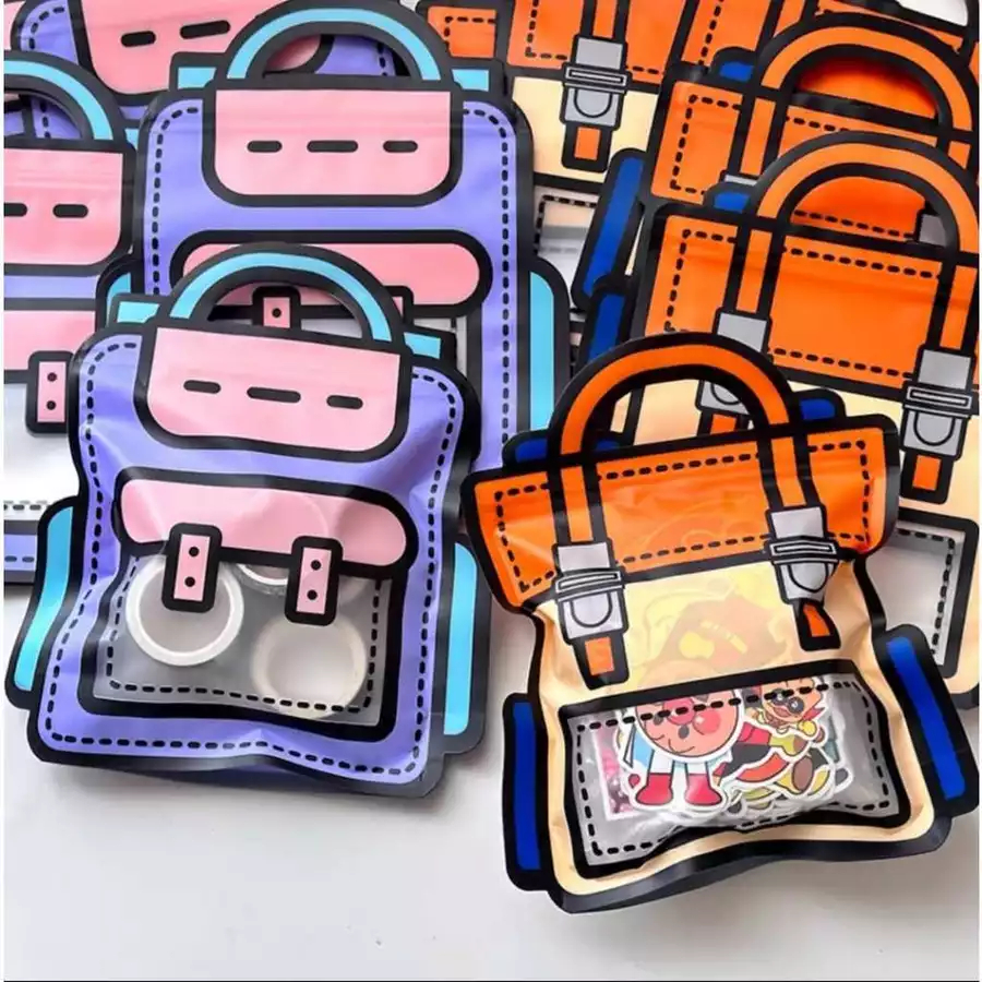 Tas Plastik Pouch Snack Zip Kantong Ulang Tahun