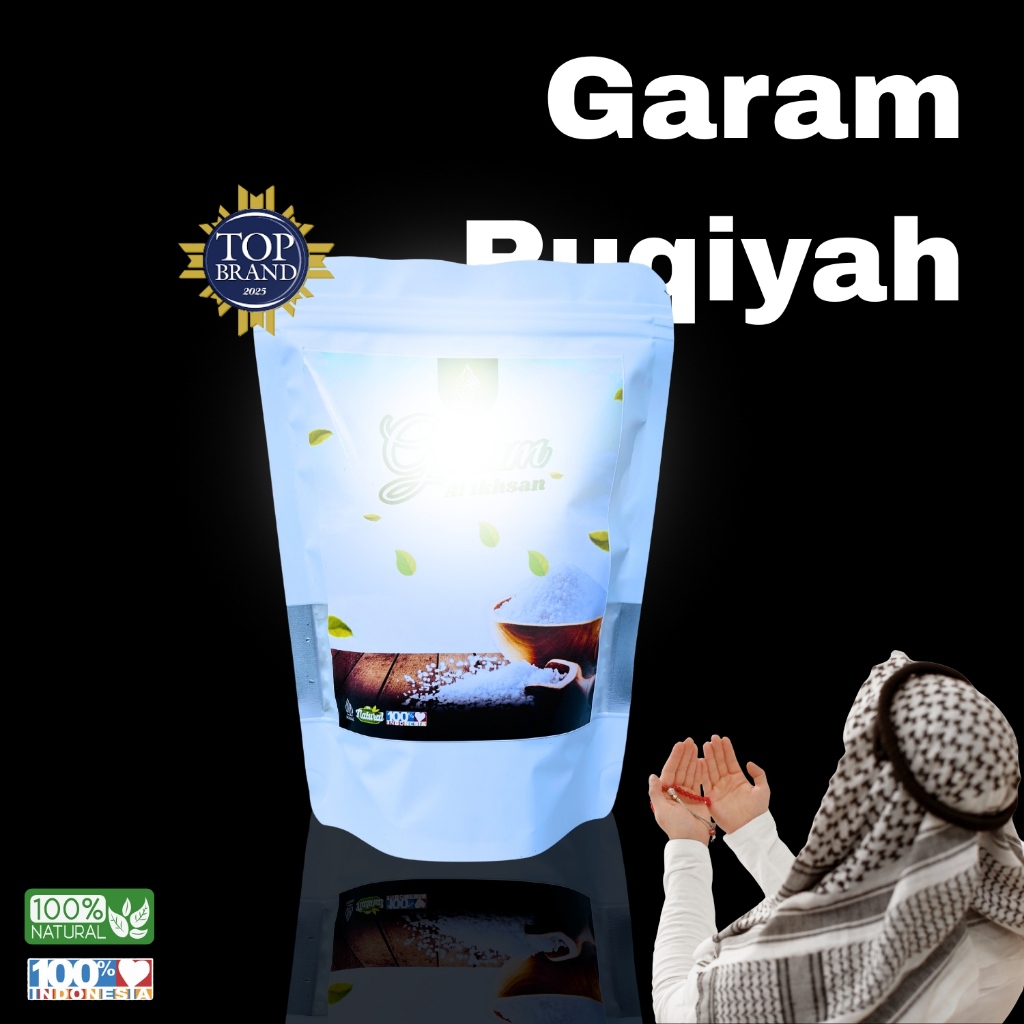 

GARAM RU9YAH DOA AROMATIC BISA UNTUK MANDI KEMASAN 750gr