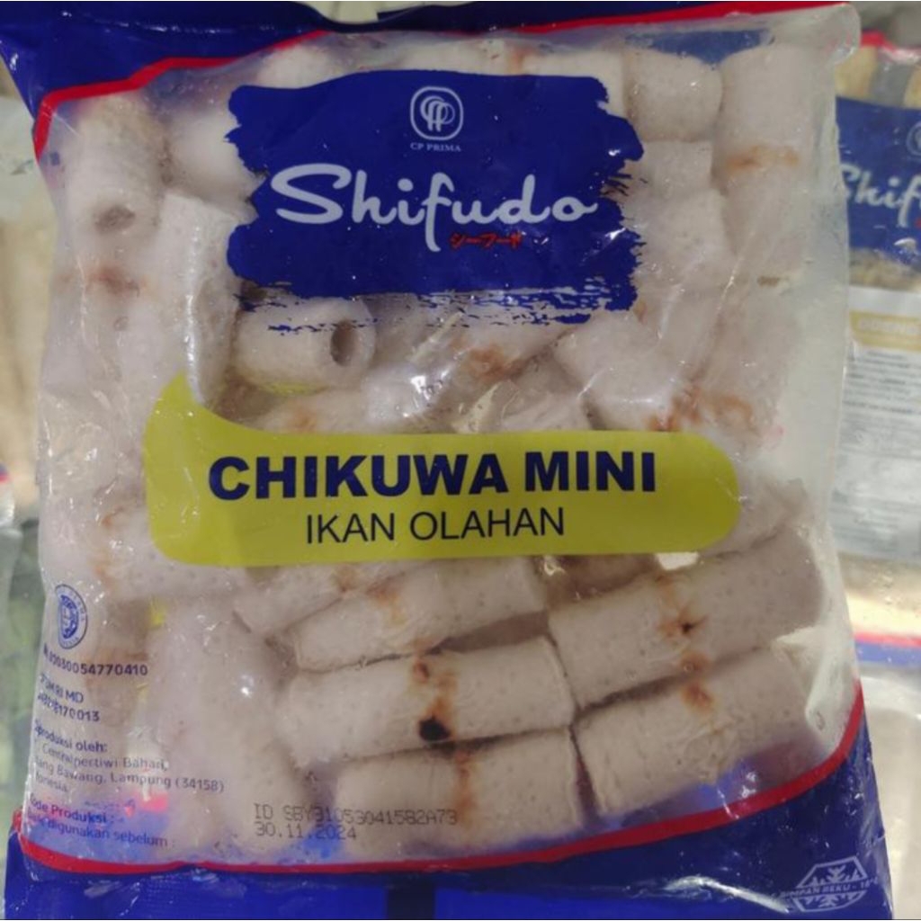

chikuwa mini ikan shifuda 500 gram frozen food