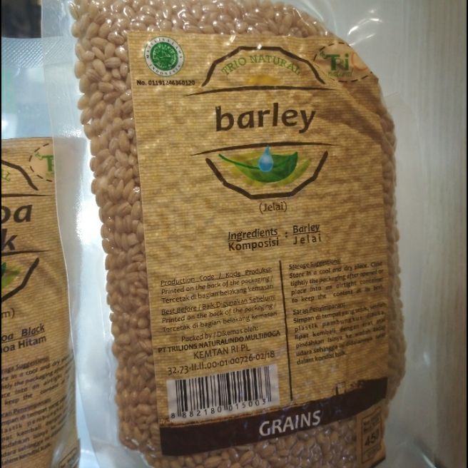 

[oddsolshop] pekanbaru/Trio Jelai Barley 500GR / Natural Grains Millet
