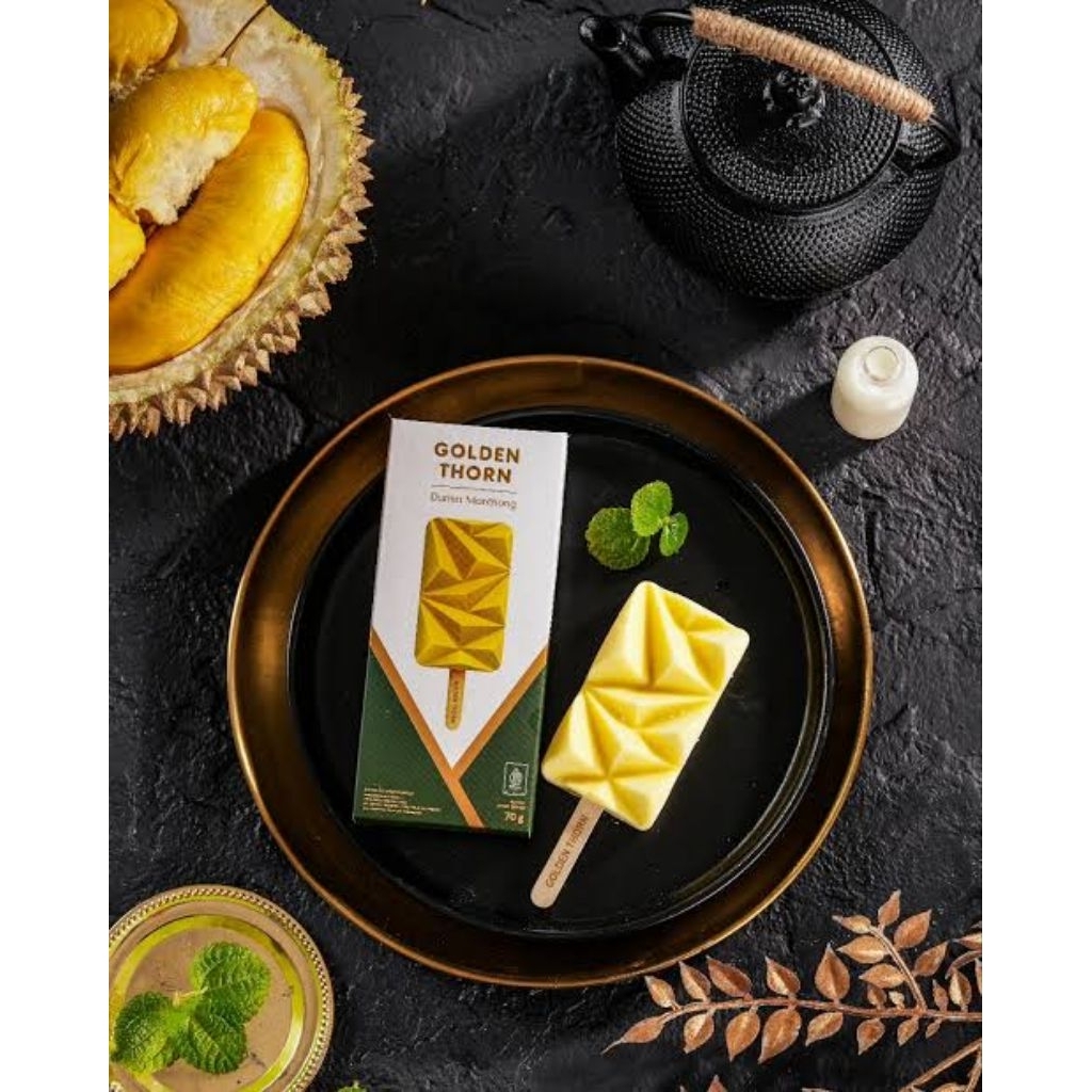 

GOLDEN THORN ICE CREAM STICK MONTHONG 70g 100% from DURIAN MEAT