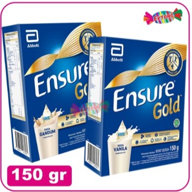 

2 BOX DISKON KHUSUS!!! Ensure Gold HMB Vanilla 150g - Nutrisi Dewasa Rendah Laktosa Susu
