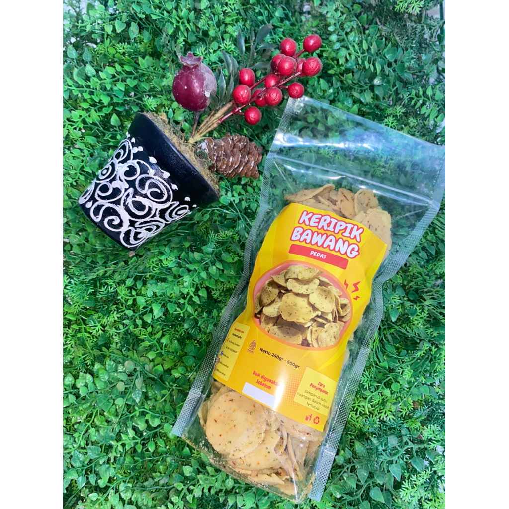 

Keripik Bawang Pedas (500gr)