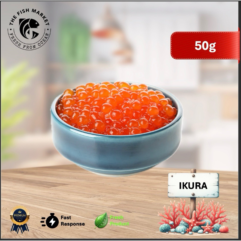 IKURA Telur Ikan Salmon 50 Gram