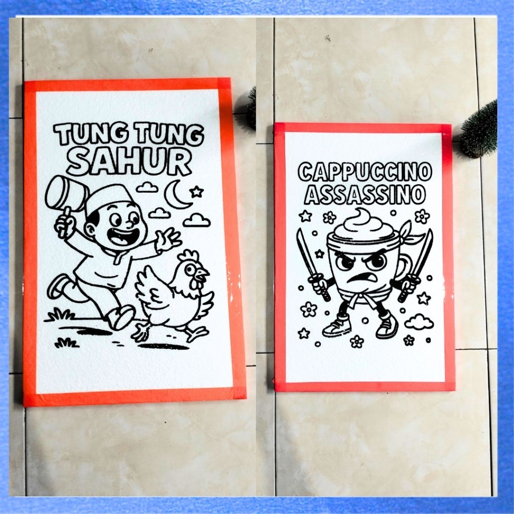 

Styrofoam Lukis Anak Harga Per 6 Pcs Ukuran 50cm - 33cm Gambar Gabus Lukis Mewarnai