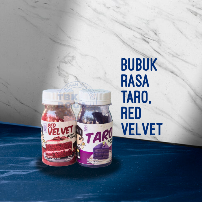

Mohler Bubuk Rasa 20 Gr ( Taro, Red Velvet ) Topping Talas Tabur Flavor Powder