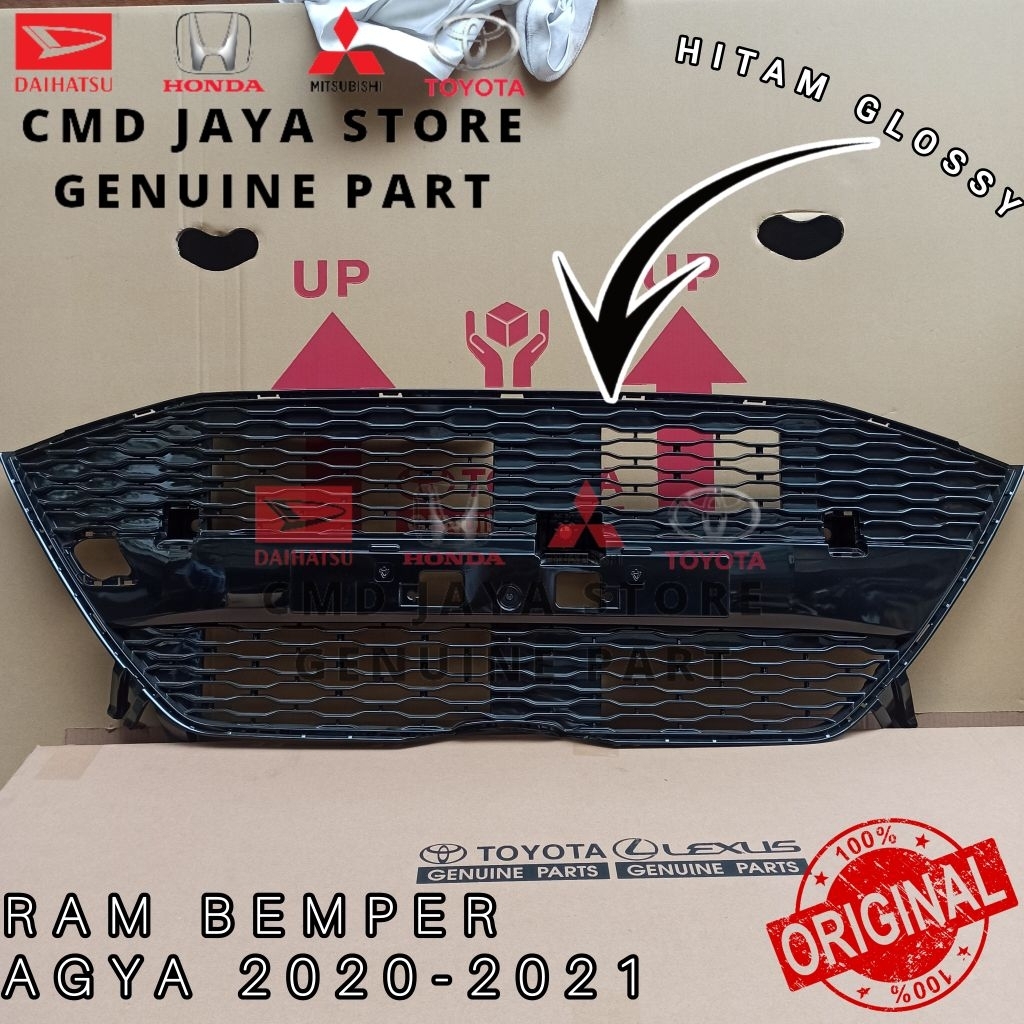 Grill Bumper Grille Bawah Bemper New Agya 2020 2021 2022 Original