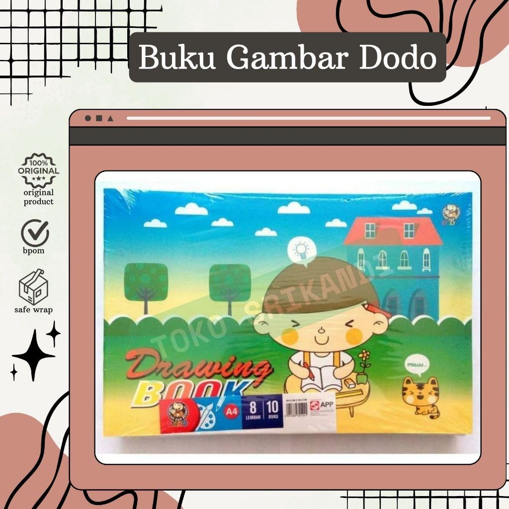 

Buku Gambar Dodo Ukuran A4 Satuan/eceran