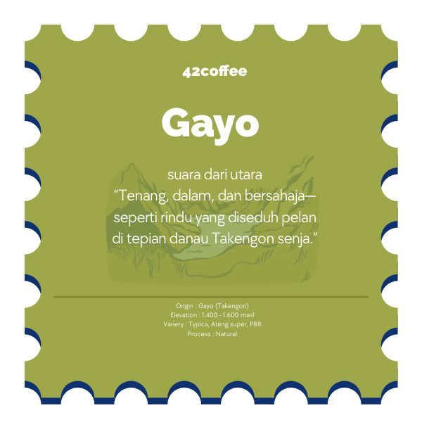 

Kopi Arabika Gayo Natural Arabica Coffee Roast Beans Manual Brew Biji Bubuk