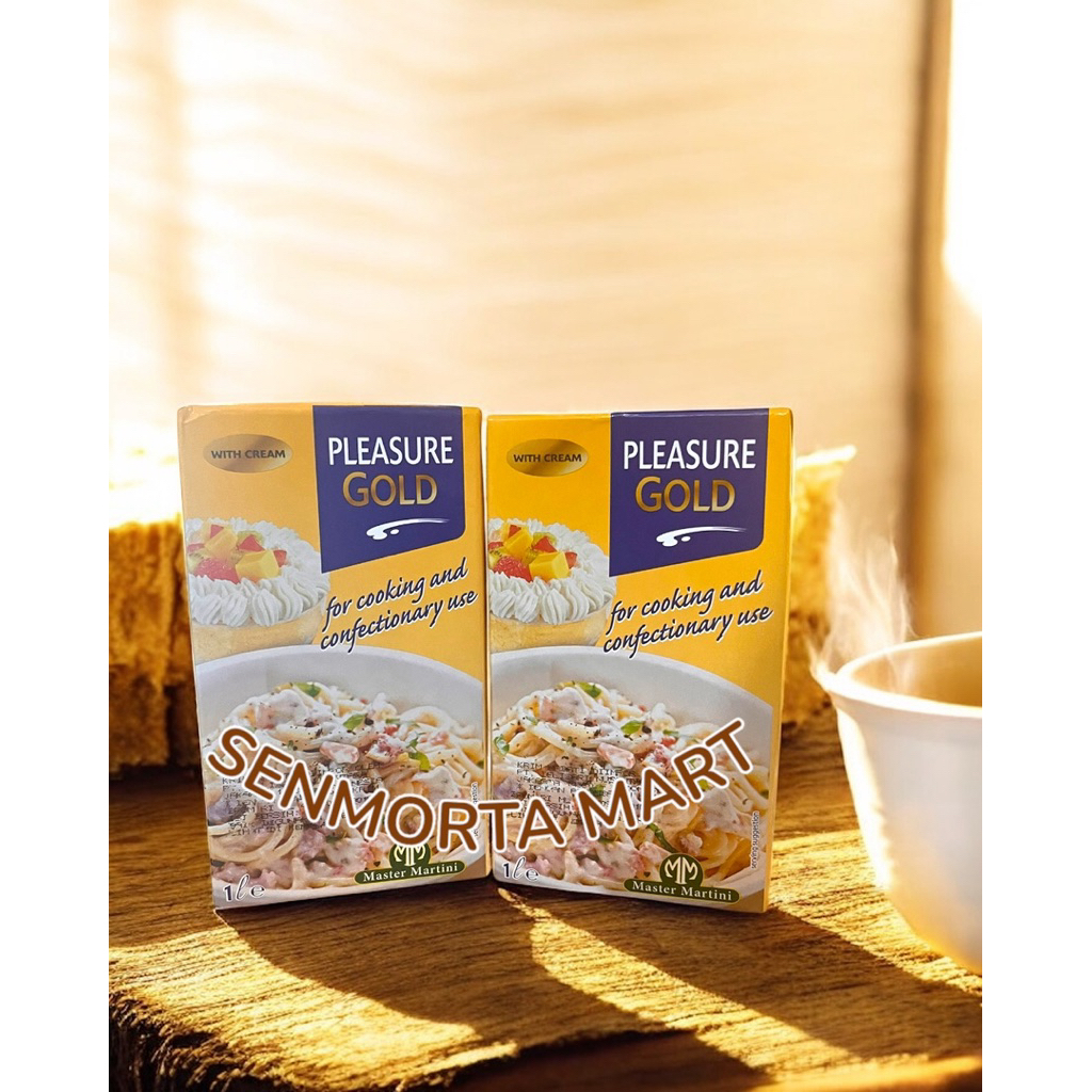 

PLEASURE GOLD UHT COOKING-WHIPPING CREAM SEMI DAIRY IMPORT 1L
