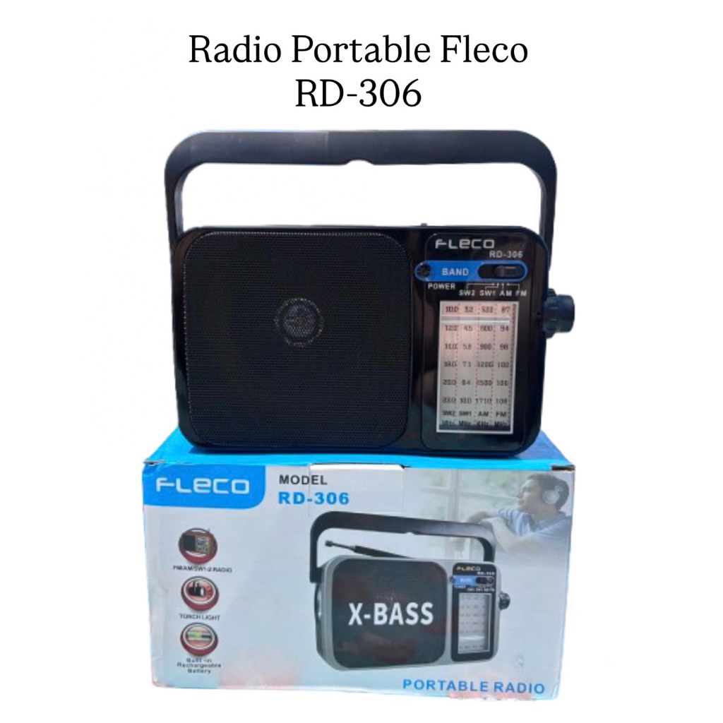 Jual Radio Porteble Fleco RD-306 X-Bass