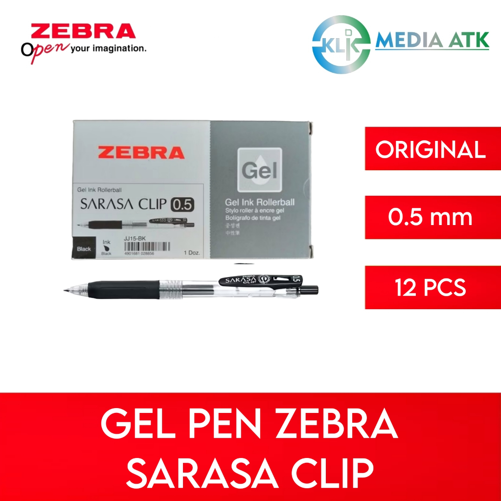 

Pen Zebra Sarasa Clip Gel 0.5 - 12 Pcs