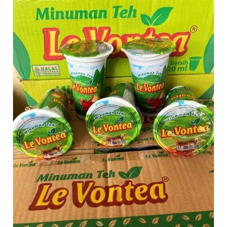 

Le Vontea Minuman Teh Kemasan Cup 1 Dus