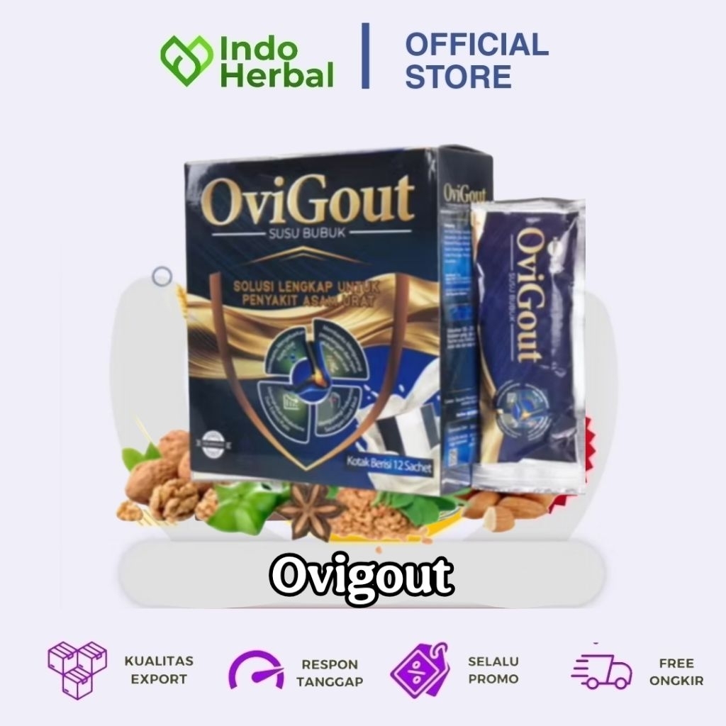 

OVIGOUT Milk Susu Asli Original Obat Asam Urat Kolesterol Tinggi