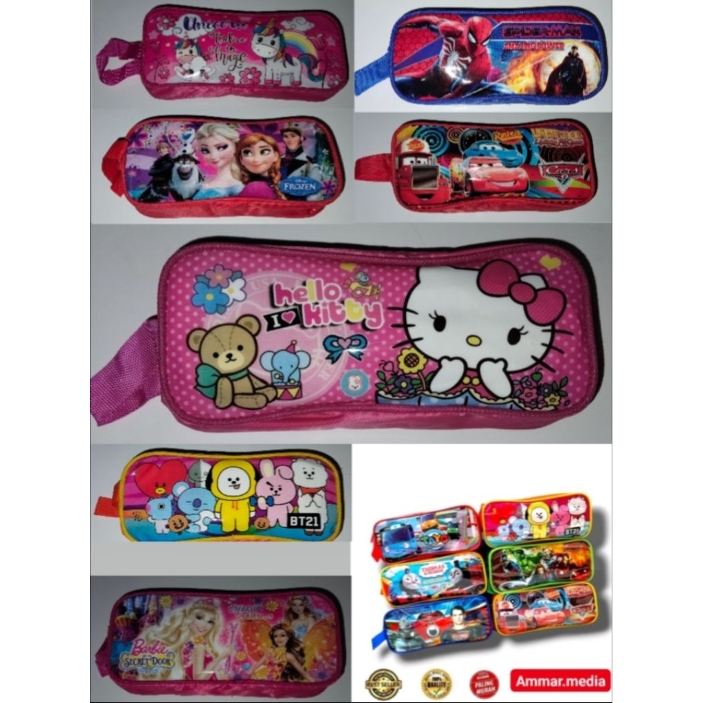 

Kotak Pensil Bahan Besar/Kotak Pensil Kain/Kotak Pensil Anak Sekolah