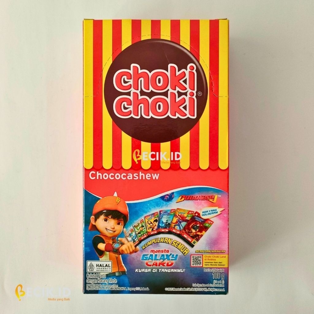 

CHOKI CHOKI 1 Pack Isi 20 Pcs – 180g – Cokelat Pasta Legendaris