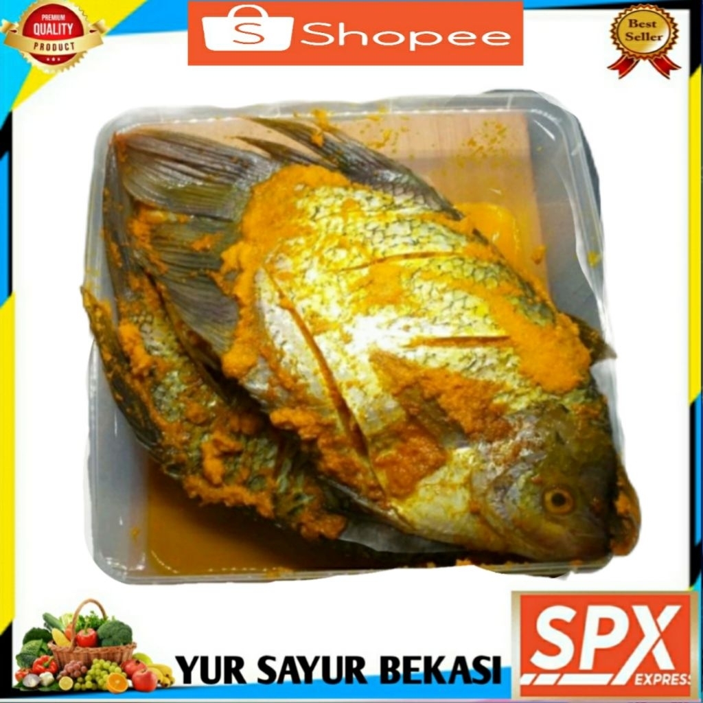 

Ikan Gurame Bumbu Kuning Per Ekor 500gr.