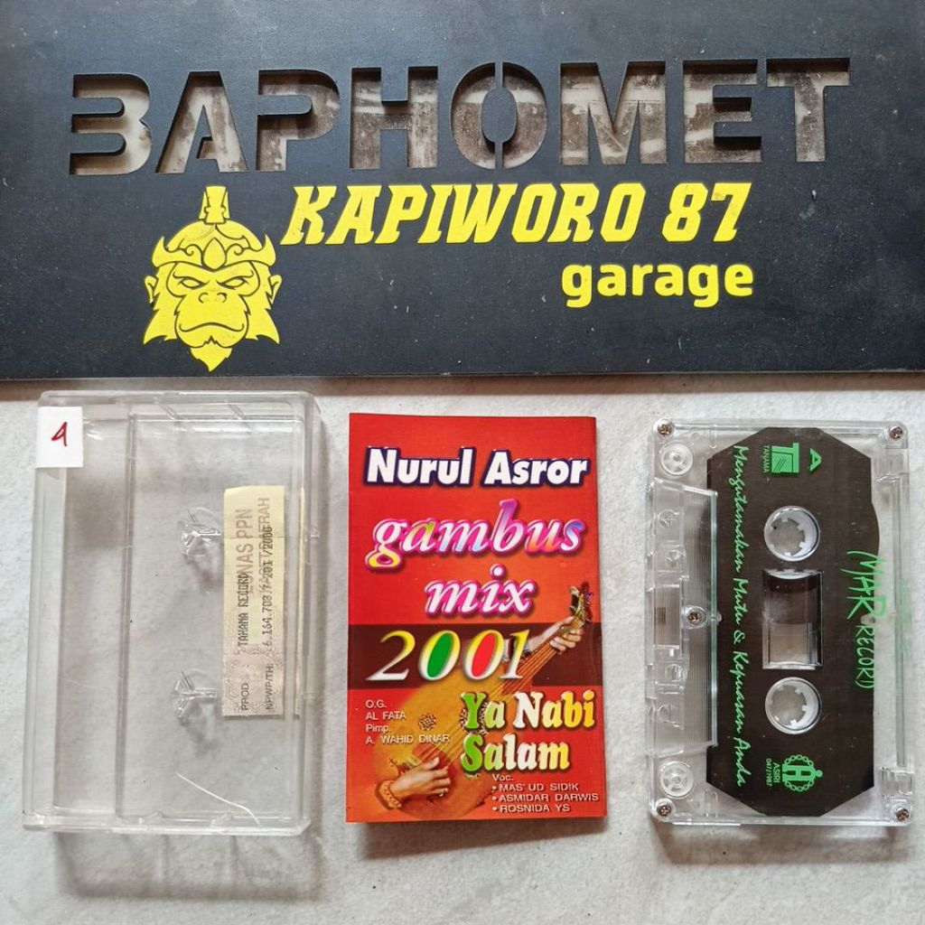 kaset pita,,,gambus mix 2001,,,,Ya Nabi Salam