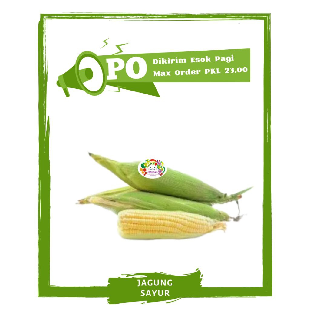 

Jagung Sayur Kupas/ Sayur Sayuran Segar PO Mallahrizwa