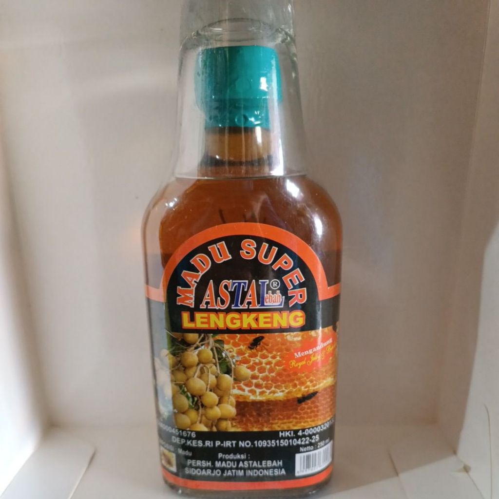 

Madu Super ATL Lengkeng 250ml 100% madu bonus gelas sloki