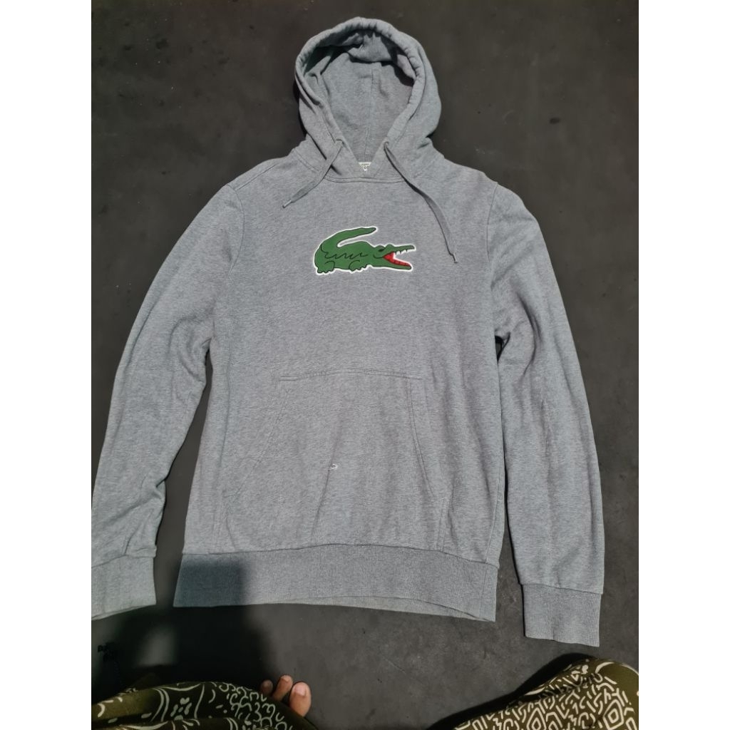 Hoodie lacoste second,hoodie lacoste preloved