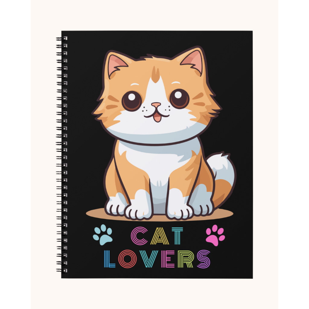 

Notebook Reflektif A5 Spiral – 50 Halaman Hitam Putih | HVS 80gsm & 100gsm – Cat Lovers