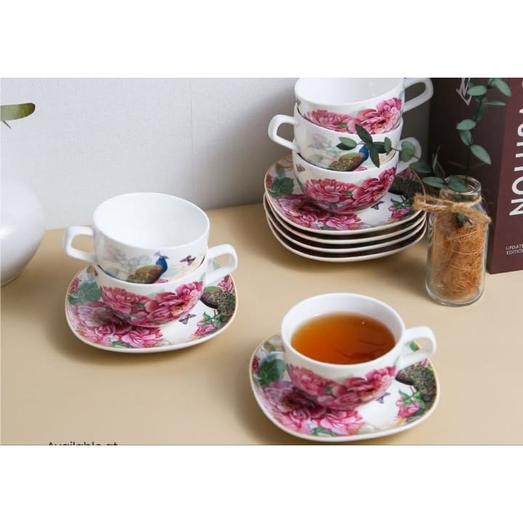 Cangkir  set keramik capodimonte