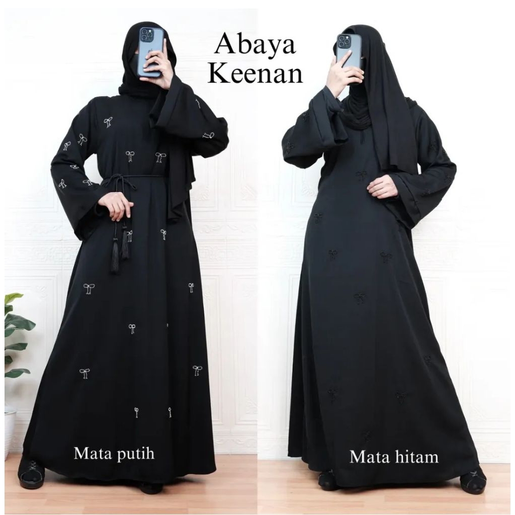 Abaya Keenan Abaya ori saudi Abaya Hitam Turki
