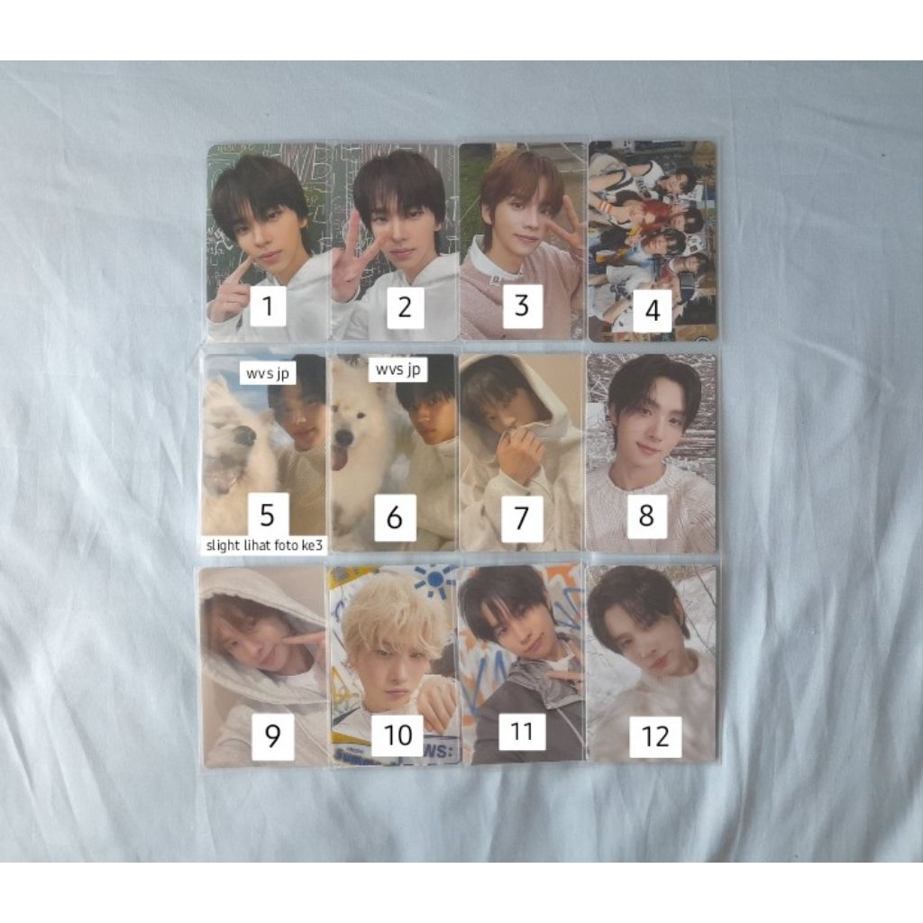 tws shinyu dohoon youngjae kyungmin photocard pc sparkling blue last bell summer beat things we love