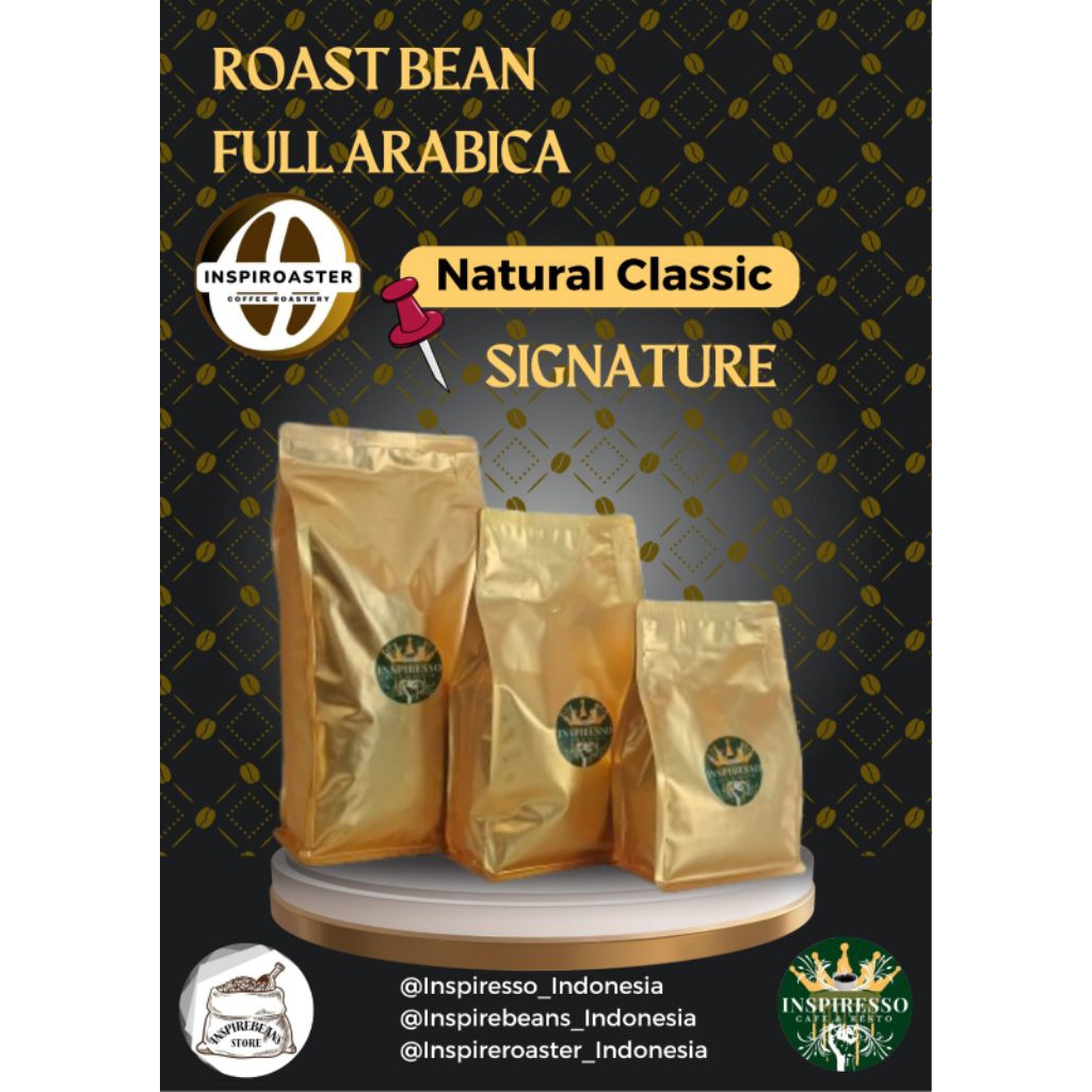 

ROAST BEAN ARABIKA NATURAL CLASSIC – GAYO | FOR FILTER BREW