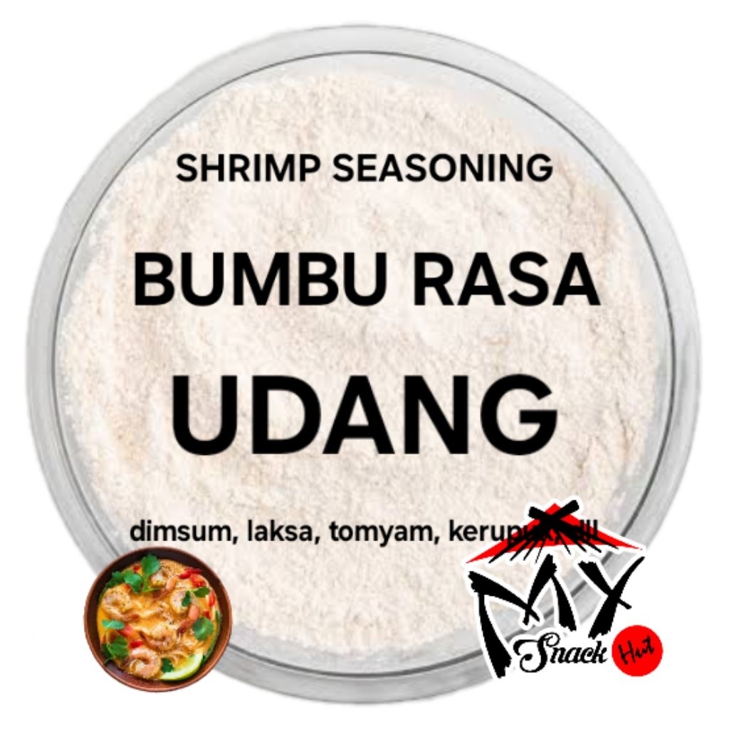 

BUMBU RASA UDANG 50GR BUBUK KALDU MICIN MSG SHRIMP PRAWN SUP SOUP KUAH SIOMAY DIMSUM POWDER HALAL