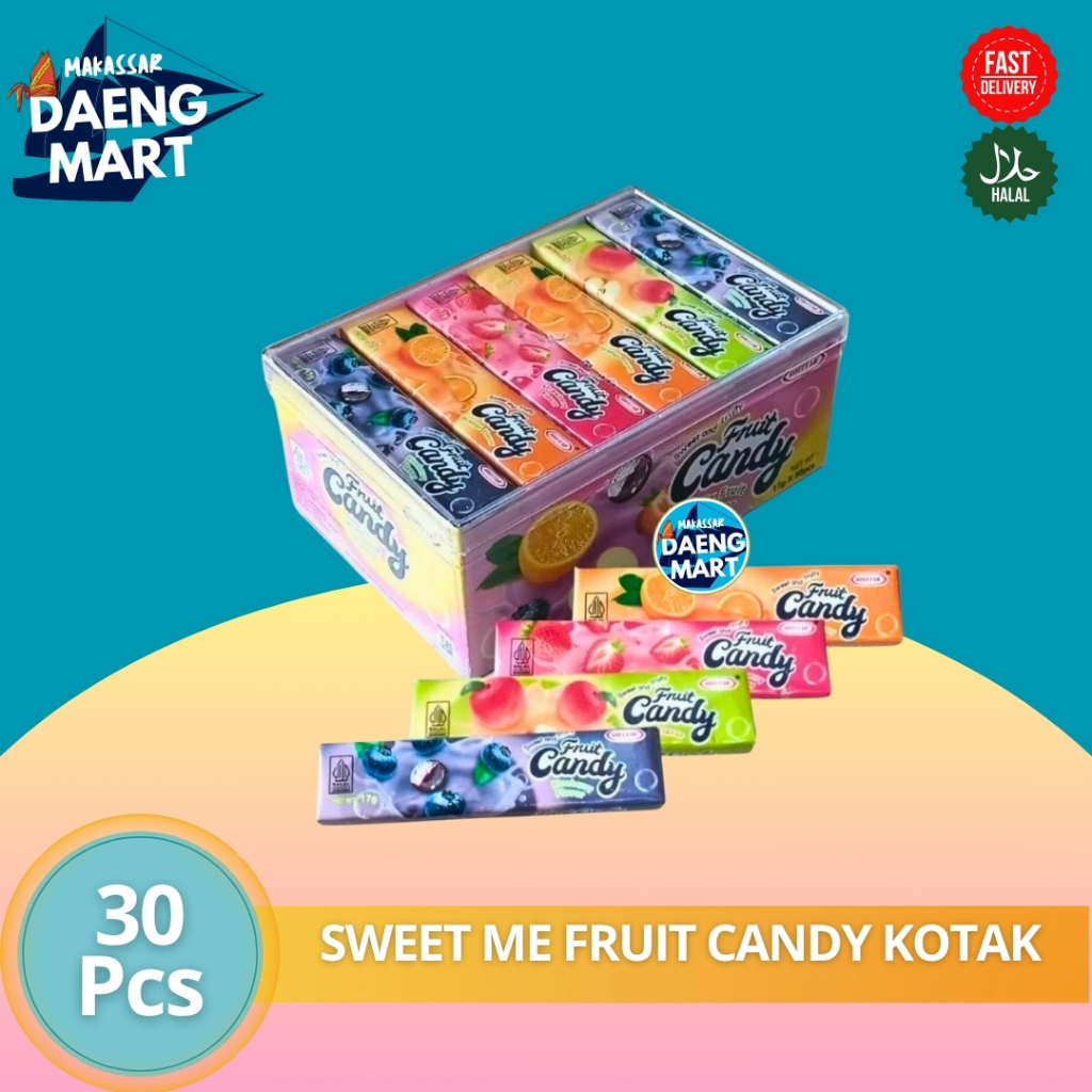 

SWEET ME FRUIT CANDY ISI 30 PCS