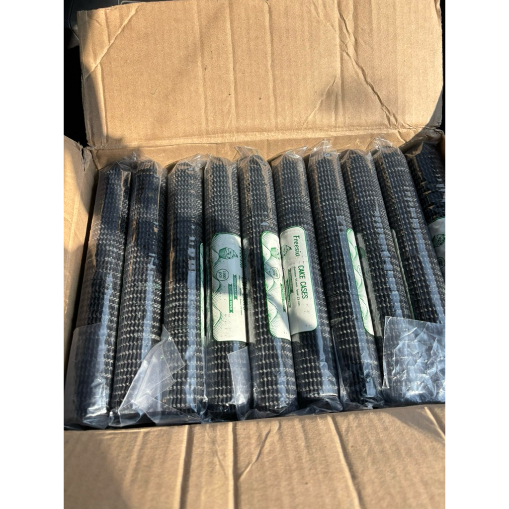 Cupcake 55 mm Cup Cake Case Nastar Glassine Warna Hitam Paper / Cup Nastar 1000 pcs freesia