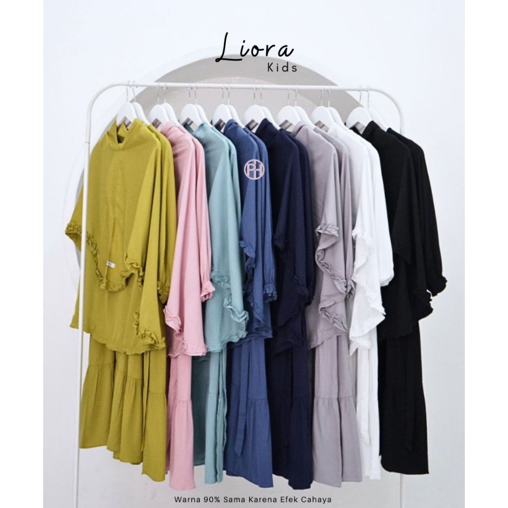Liora Kids Set Rayon Twill Pelangi Hijab