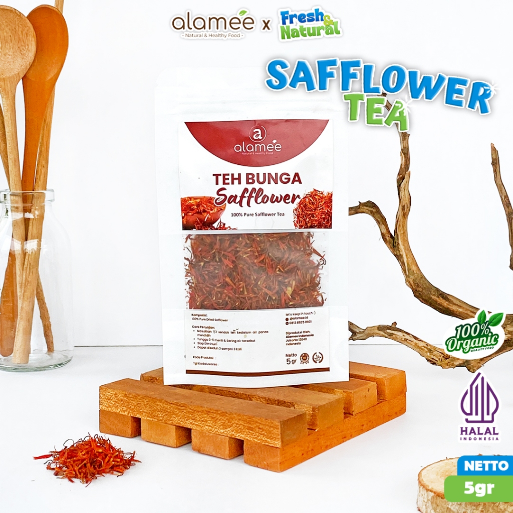 

Teh Bunga Safflower Herbal Tea Original Organik 5g Alami Siap SeduhMinuman Sehat fresh and natural