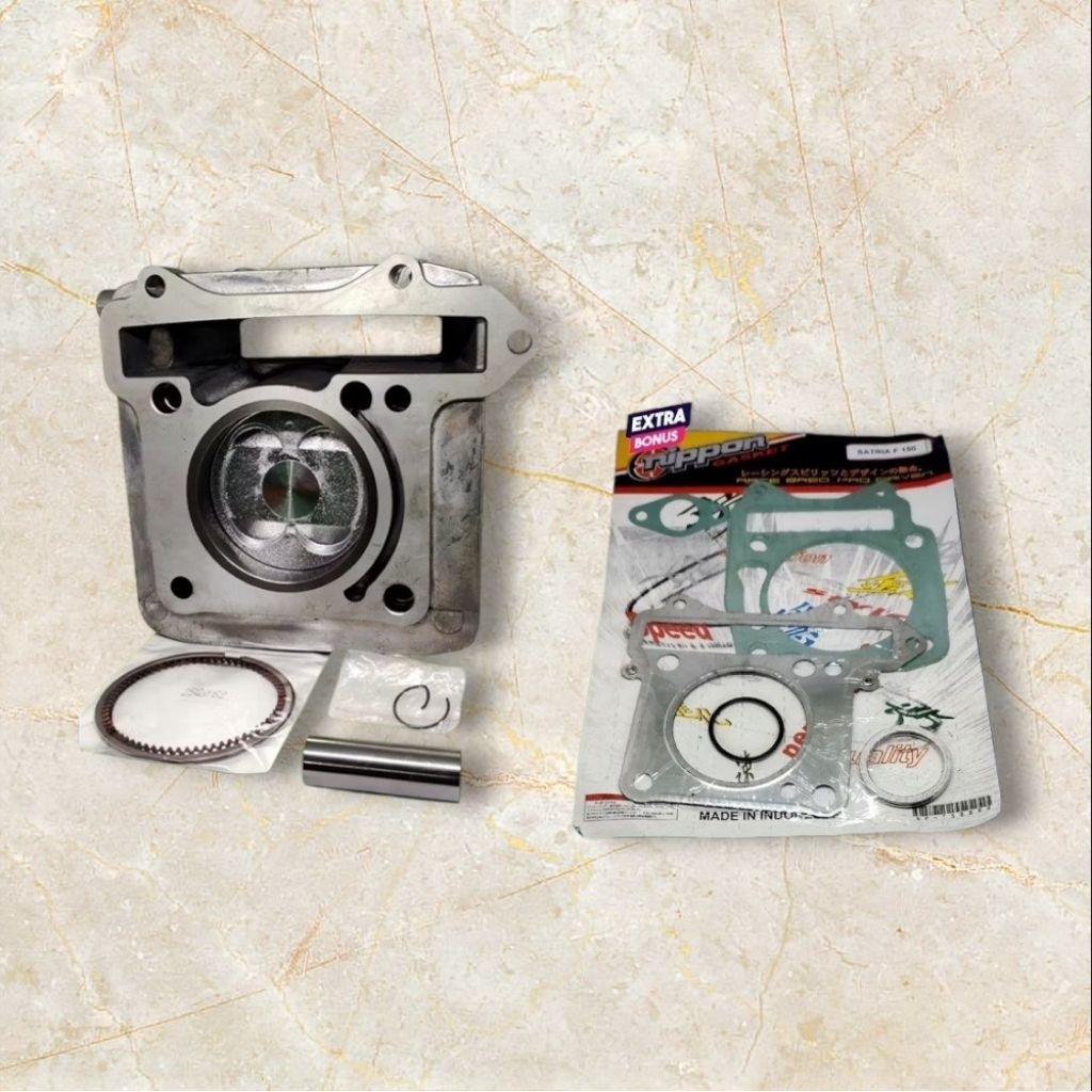 BLOCK SEHER PISTON/RING SEHER/TOP SET BORING SATRIA FU 150 BEST QUALTY